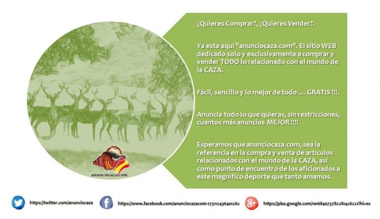 Nace anunciocaza.com !!!!